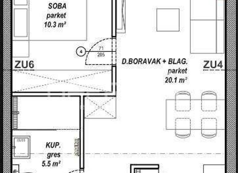 Wohnung zum Kauf 163.197 € 2 Zimmer 48 m² 2. Geschoss Cakovec