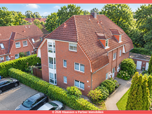 Wohnung zum Kauf 119.000 € 2 Zimmer 54,5 m² 2. Geschoss Innenstadt Aurich 26603