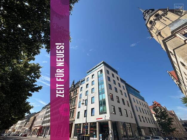 Studio zur Miete 385 € 1 Zimmer 42 m² 4. Geschoss frei ab 01.08.2026 Hansering 12 Altstadt Halle 06108