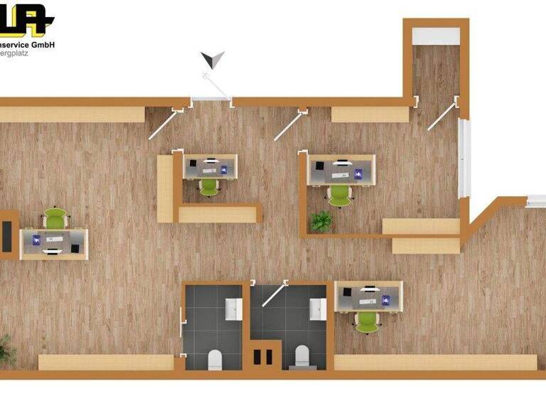 Bürogebäude zur Miete 1.971 € 3 Zimmer 99 m² Bürofläche Halensee Berlin 10709