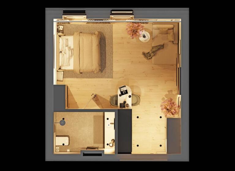 Wohnung zur Miete - Erstbezug 1,5 Zimmer 31 m² 4. Geschoss Breitenwang 6600