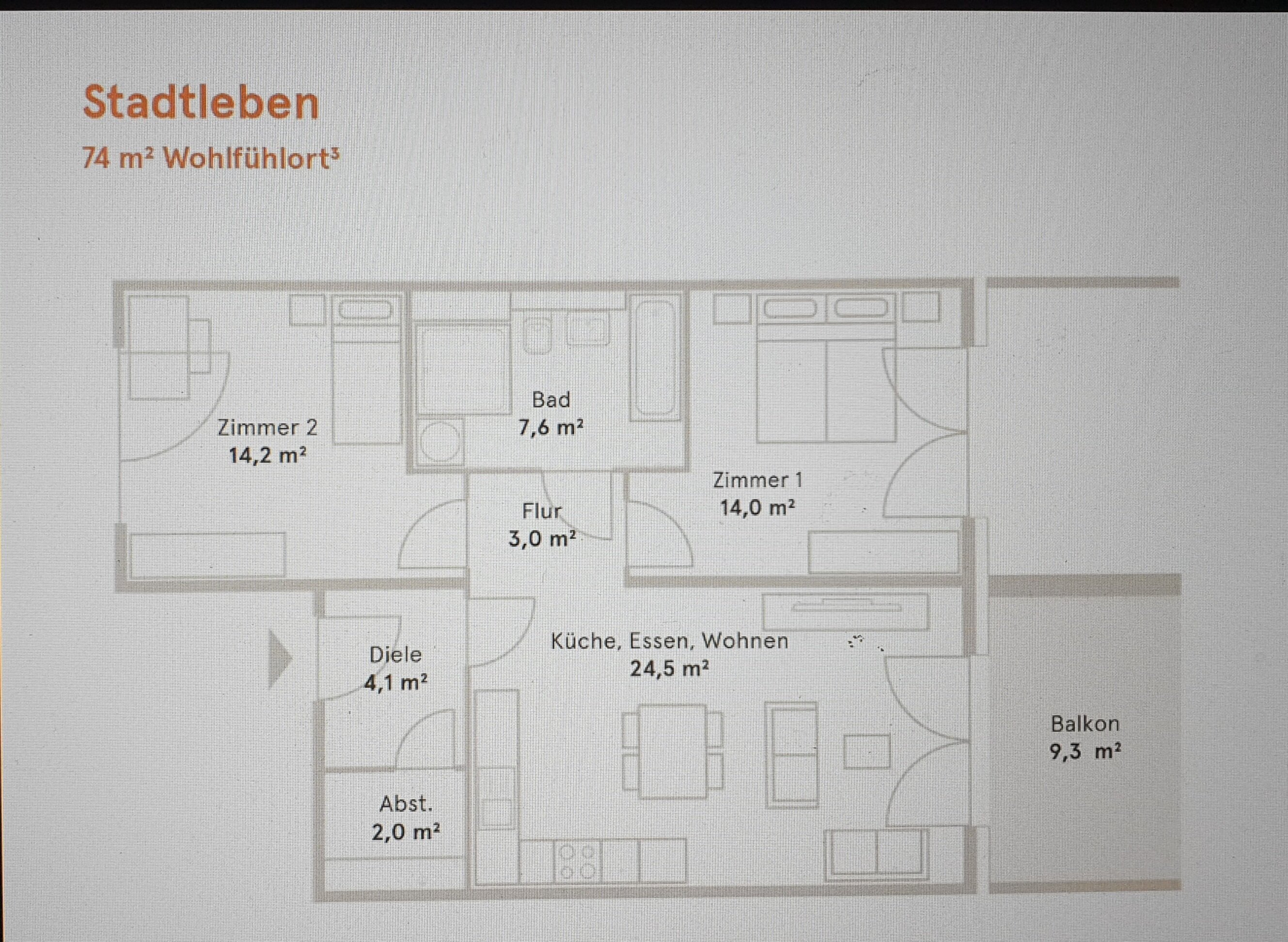 Wohnung zur Miete 1.200 € 3 Zimmer 74 m²<br/>Wohnfläche 3.<br/>Geschoss ab sofort<br/>Verfügbarkeit Stubenloh Erlangen 91052