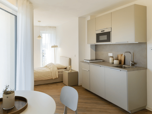 Studio zur Miete - Erstbezug 760 € 1 Zimmer 27,2 m² Geschoss 5/6 frei ab sofort Ludwigsallee 139 Aachen 52062