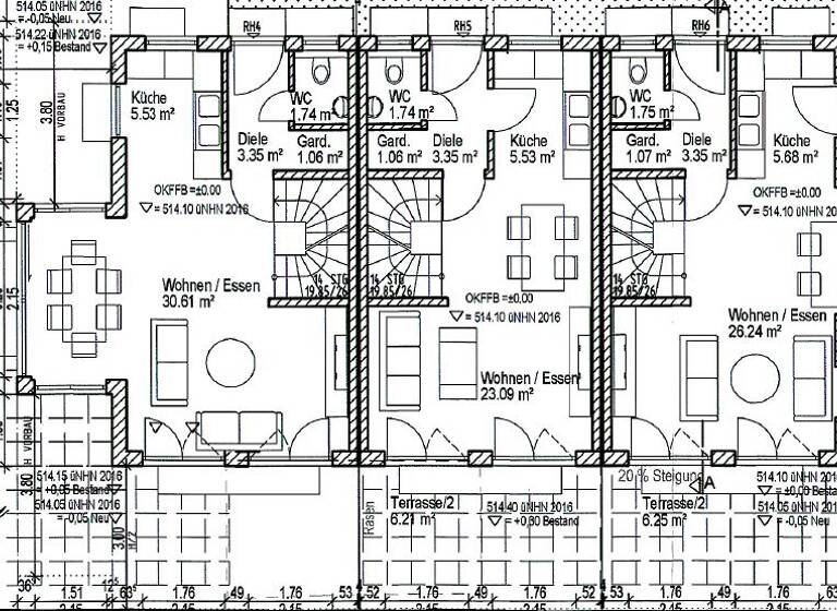 Reihenendhaus zum Kauf - Erstbezug provisionsfrei 1.095.000 € 5 Zimmer 115,5 m² 139 m² Grundstück Aubing-Lochhausen-Langwied Lochhausen 81249