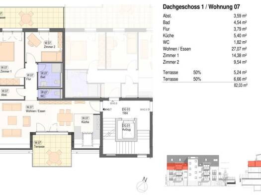 Wohnung zum Kauf provisionsfrei als Kapitalanlage geeignet 529.650 € 3,5 Zimmer 82,1 m² Neckarhausen Nürtingen 72622
