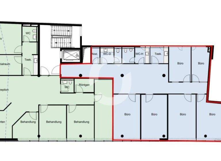 Bürofläche zur Miete provisionsfrei 29 € 629,8 m² Bürofläche teilbar ab 211 m² Mitte Stuttgart, Mitte 70173