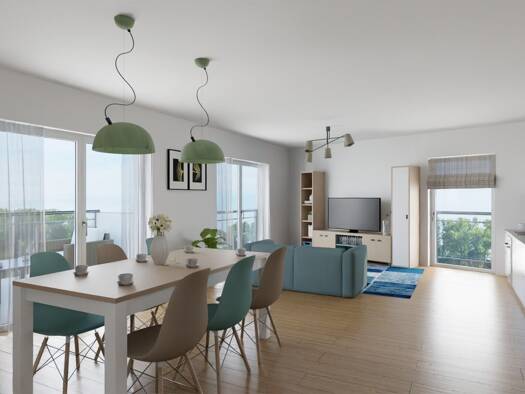 Wohnung zur Miete - Erstbezug 1.590 € 3 Zimmer 117,4 m² 1. Geschoss frei ab 01.10.2026 Fischerstraße 32 Berge Hamm / Berge 59069
