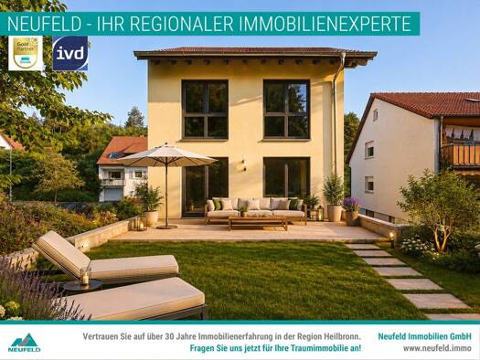 Doppelhaushälfte zum Kauf 690.000 € 5 Zimmer 155 m² 321 m² Grundstück Klingenberg Heilbronn 74081