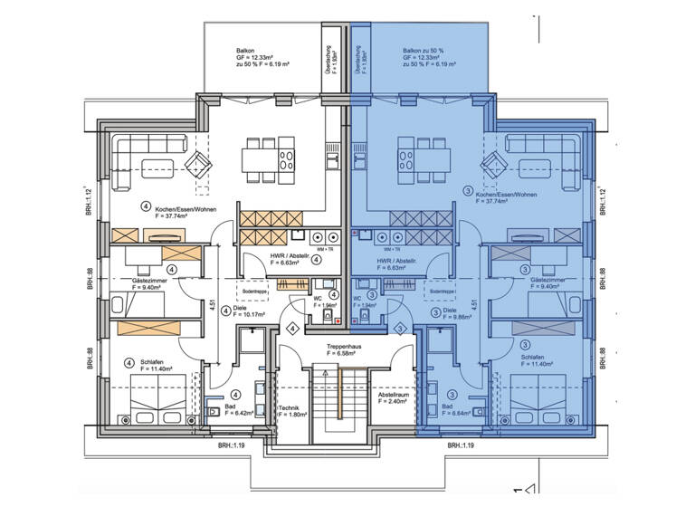 Wohnung zum Kauf 288.600 € 3 Zimmer 91 m²<br/>Wohnfläche Dachgeschoss<br/>Geschoss Uelsen Uelsen 49843