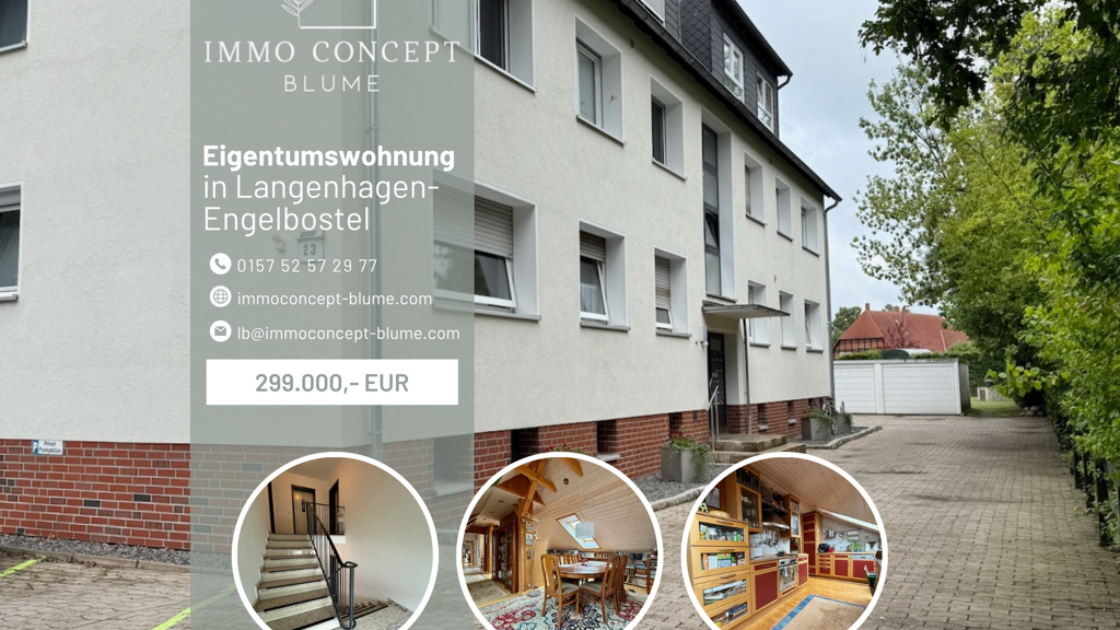 Maisonette zum Kauf 299.000 € 5 Zimmer 114,5 m² 3. Geschoss Engelbostel Langenhagen 30855