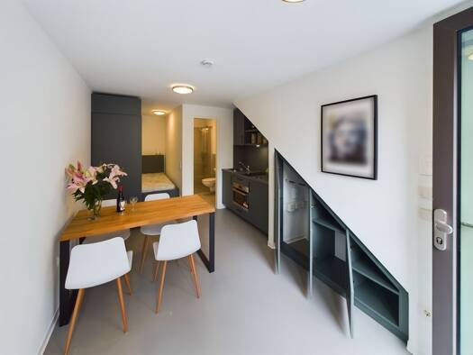 Studio zur Miete 580 € 1 Zimmer 22 m² 1. Geschoss frei ab 01.08.2026 Abraham 12 Innenstadt Oldenburg (Oldenburg) 26122