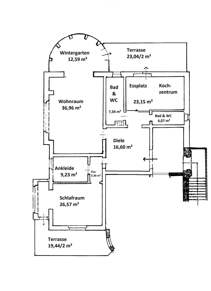 Wohnung zur Miete 1.600 € 2 Zimmer 160 m²<br/>Wohnfläche List Hannover 30177