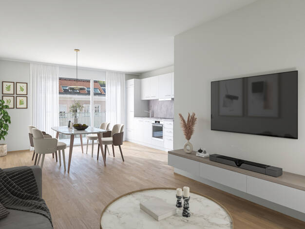 Wohnung zum Kauf - Erstbezug 329.000 € 2 Zimmer 43,9 m² 2. Geschoss Wien 1120