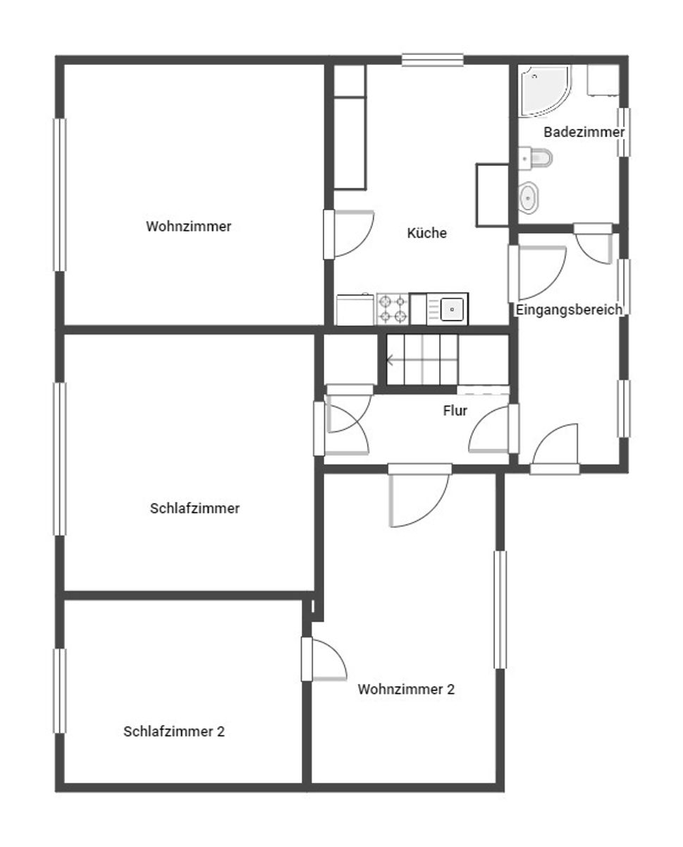 Immobilie zum Kauf als Kapitalanlage geeignet 125.000 € 5 Zimmer 123 m²<br/>Fläche 1.001,2 m²<br/>Grundstück Dobien Wittenberg 06889