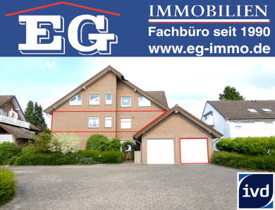 Wohnung zur Miete 640 € 3 Zimmer 82 m² 1. Geschoss frei ab 01.08.2025 Bad Salzuflen Bad Salzuflen 32105