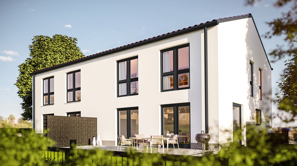 Immobilie in Hiltenfingen - neue Doppelhaushälfte (Haus D) KFW 55 in der Ortsmitte - Bild 3