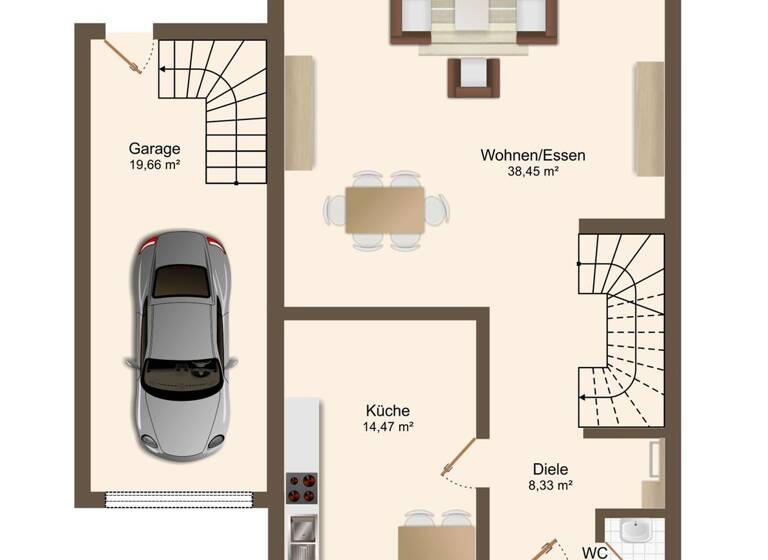 Doppelhaushälfte zum Kauf 419.000 € 4 Zimmer 125 m² 356 m² Grundstück Ratheim Hückelhoven / Ratheim 41836