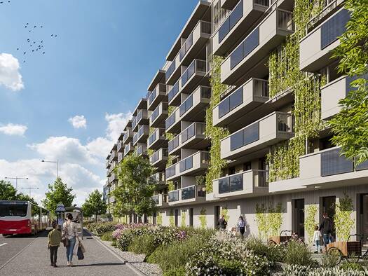 Wohnung zum Kauf - Neubau provisionsfrei 587.000 € 4 Zimmer 81,4 m² 6. Geschoss Ludwig-Reindl-Gasse 1, Senekowitschgasse 2 Wien 1220