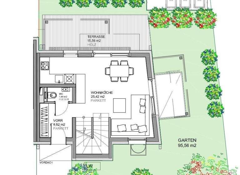 Reihenmittelhaus zum Kauf 549.000 € 5 Zimmer 136,6 m² Orchideenweg 47 Wien 1220