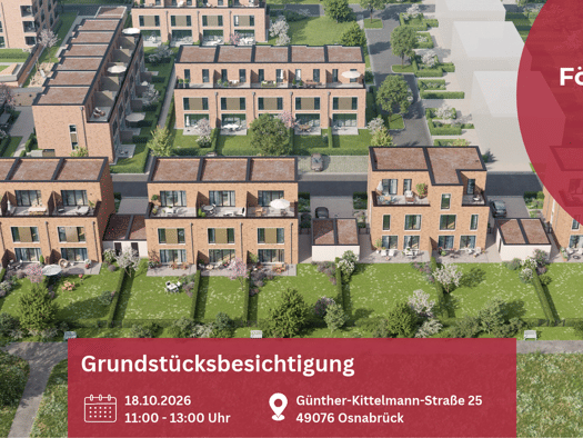 Reihenmittelhaus zum Kauf - Erstbezug provisionsfrei 645.000 € 5 Zimmer 153 m² 199 m² Grundstück Atter Osnabrück 49076