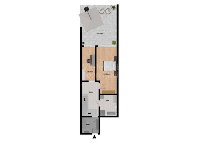 Wohnung zum Kauf 409.900 € 3 Zimmer 105,1 m²<br/>Wohnfläche Gleuel Hürth 50354