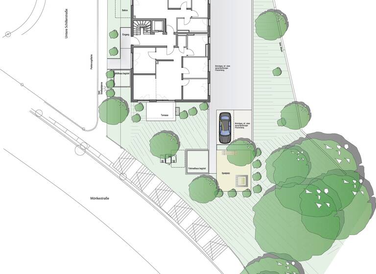 Wohnung zum Kauf provisionsfrei 539.000 € 3 Zimmer 66,2 m²<br/>Wohnfläche 1.<br/>Geschoss Untere Schillerstraße 6 Waldhäuser Tübingen 72076