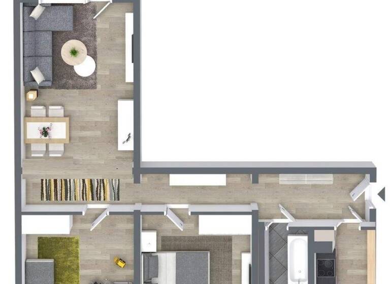 Wohnung zur Miete 443 € 3 Zimmer 71,4 m² 3. Geschoss frei ab 01.05.2026 Scharnhorststr. 8 Yorckgebiet Chemnitz 09130