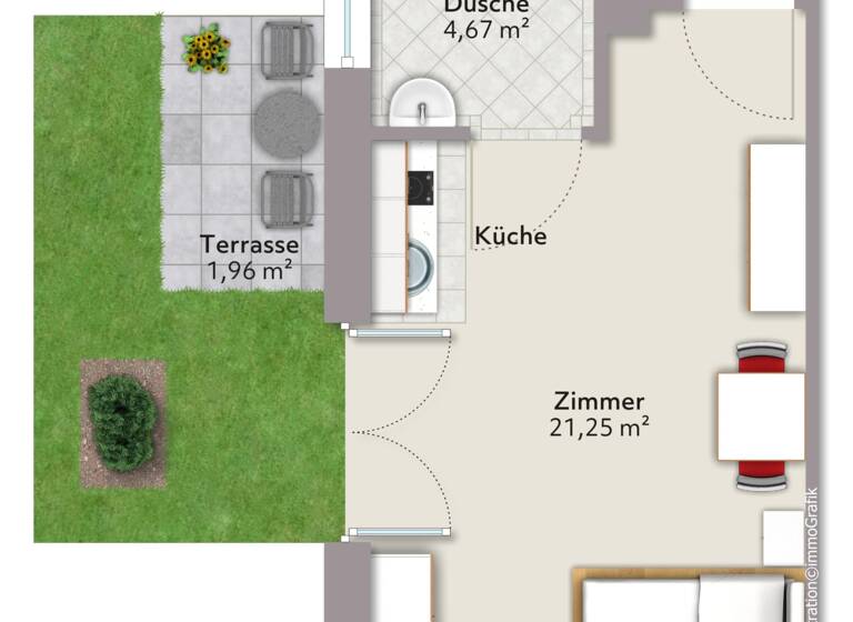 Wohnung zum Kauf 136.000 € 1 Zimmer 28 m²<br/>Wohnfläche Mindelheim Mindelheim 87719