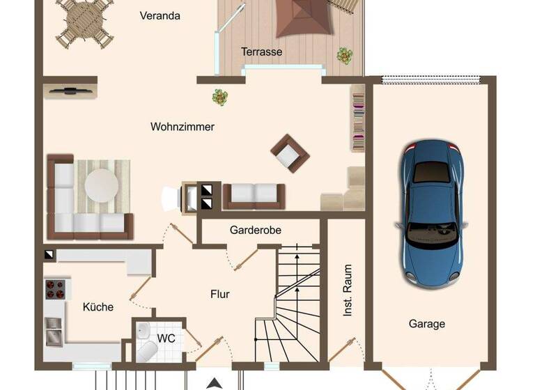 Reihenendhaus zum Kauf 215.000 € 5 Zimmer 111,5 m² 384 m² Grundstück St. Jürgen Lübeck 23562