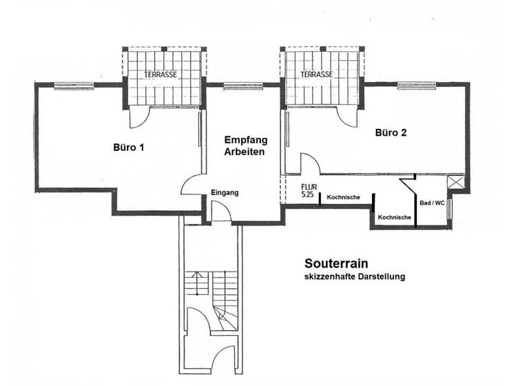 Bürofläche zum Kauf 499.000 € 3 Zimmer 95,9 m²<br/>Bürofläche Oberrad Frankfurt am Main / Oberrad 60599