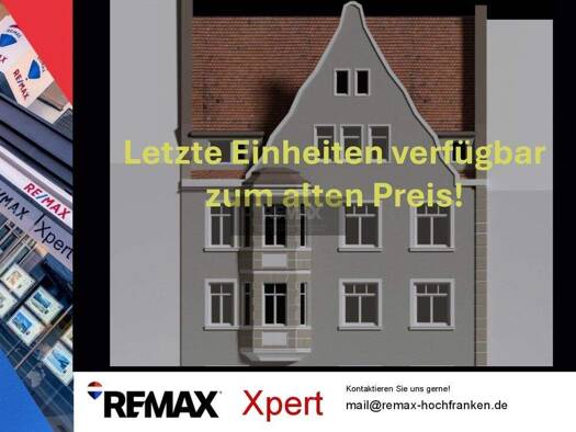 Wohnung zum Kauf provisionsfrei 202.000 € 2 Zimmer 68 m² Innenstadt Hof 95028