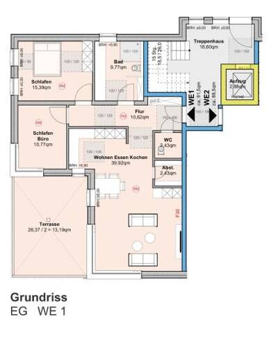 Wohnung zum Kauf provisionsfrei 375.000 € 3 Zimmer 91,5 m² EG frei ab sofort Siedlinghausen Winterberg 59955