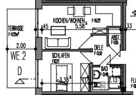 Wohnung zur Miete 480 € 2 Zimmer 39,2 m²<br/>Wohnfläche Westerstede Westerstede 26655