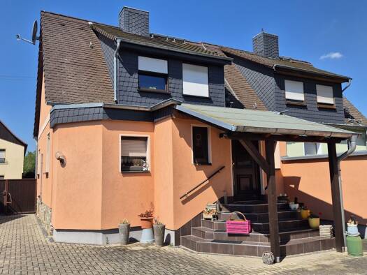 Doppelhaushälfte zum Kauf 199.550 € 3 Zimmer 88 m² 1.376 m² Grundstück Trebnitz Merseburg 06217