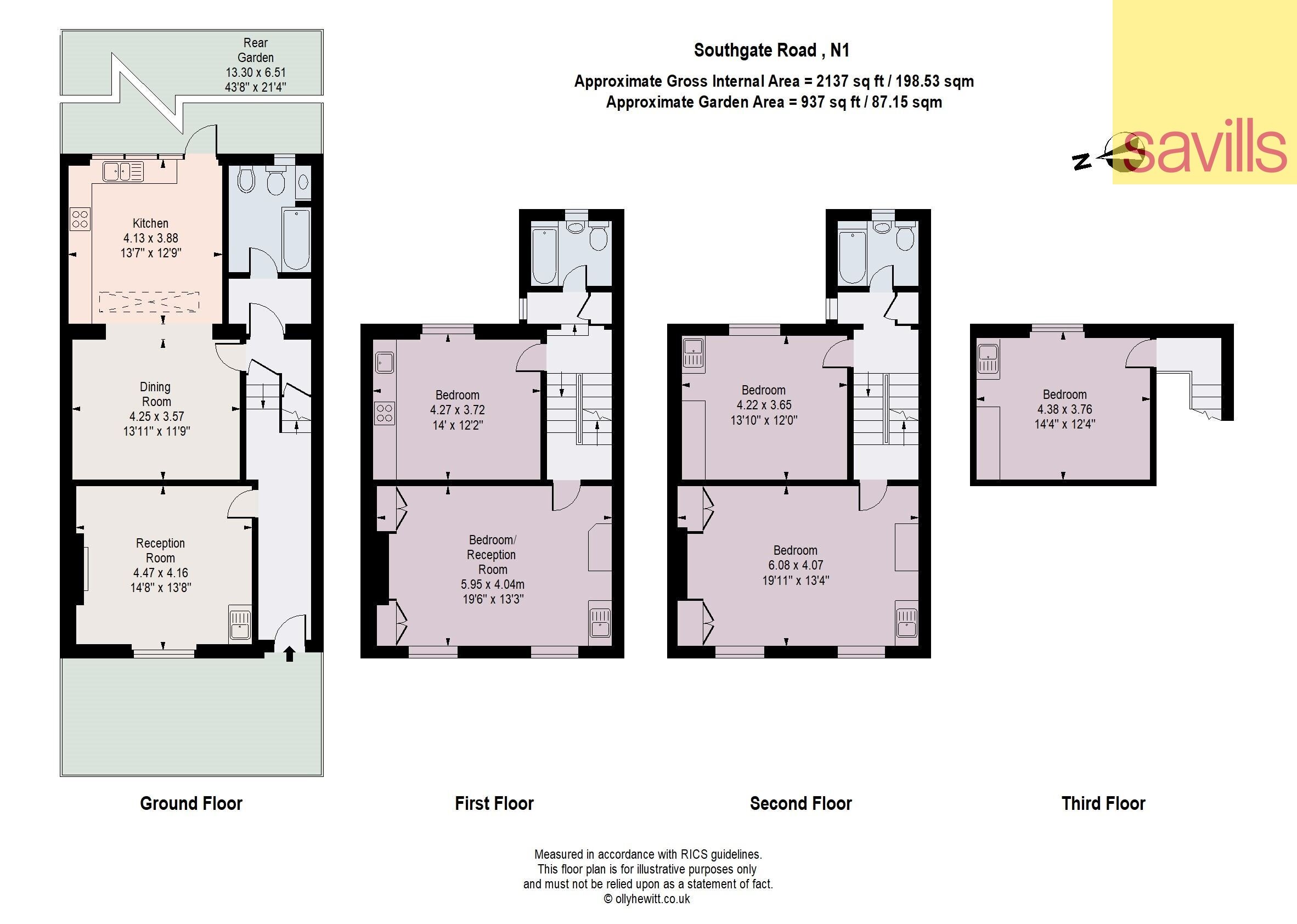 Haus zum Kauf provisionsfrei 2.006.340 € 6 Zimmer 198,5 m²<br/>Wohnfläche London N1 3HX