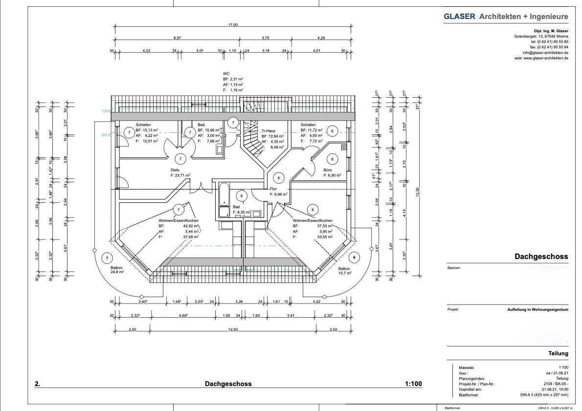 Wohnung zum Kauf 299.000 € 3 Zimmer 92 m²<br/>Wohnfläche 2.<br/>Geschoss Birkenheide 67134