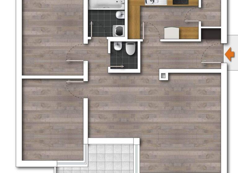 Wohnung zur Miete 524 € 3 Zimmer 79,7 m² 2. Geschoss frei ab 01.06.2026 Von-der-Sitt-Str. 13 Amberg 92224