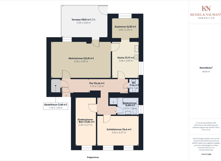 Wohnung zum Kauf 125.000 € 3 Zimmer 94,1 m² EG Bruchmühlbach Bruchmühlbach-Miesau 66892