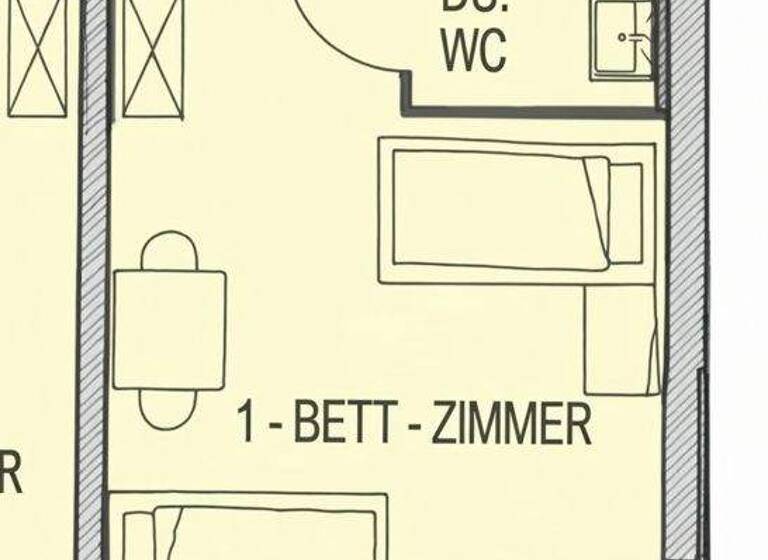 Studio zum Kauf 99.000 € 1 Zimmer 25 m² EG Eckersdorf 95488