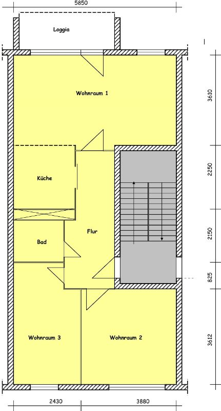 Wohnung zur Miete 310 € 2 Zimmer 52,2 m²<br/>Wohnfläche 4.<br/>Geschoss 01.01.2025<br/>Verfügbarkeit Berliner Straße 22 Berliner Platz Erfurt 99091