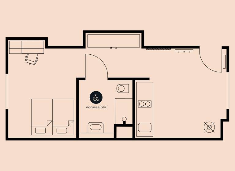 Studio zur Miete 1.155 € 1 Zimmer 34 m²<br/>Wohnfläche 6.<br/>Geschoss 01.09.2025<br/>Verfügbarkeit Kieler Straße 3 Stellingen Hamburg 22769