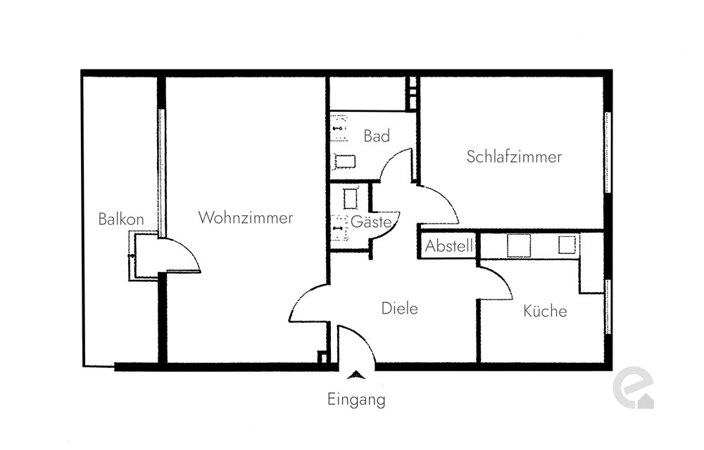 Wohnung zum Kauf 258.000 € 2 Zimmer 70 m²<br/>Wohnfläche 2.<br/>Geschoss Rahlstedt Hamburg 22145