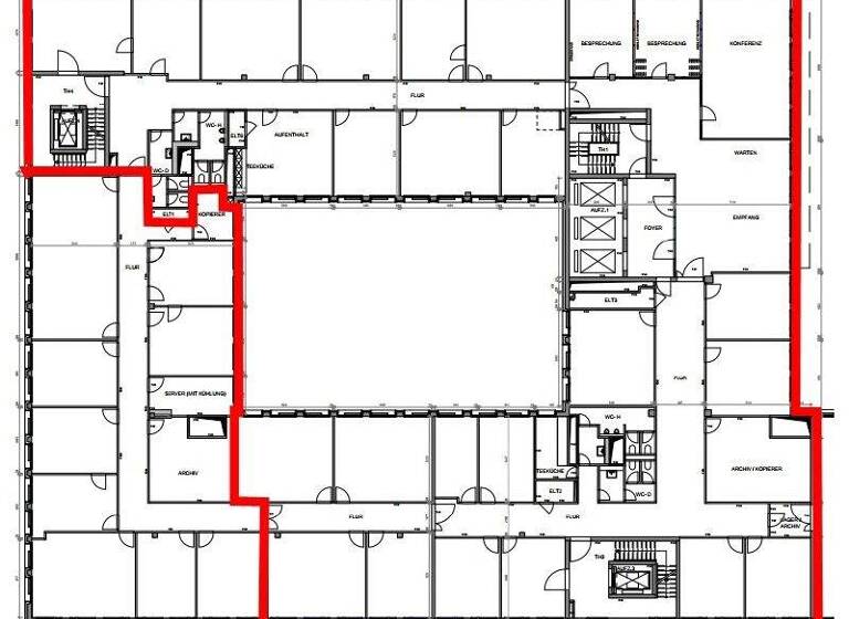 Bürofläche zur Miete provisionsfrei 12,50 € 1.098 m² Bürofläche teilbar ab 544 m² Neu-Isenburg 63263