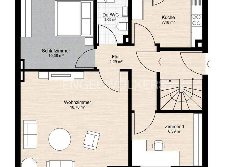 Doppelhaushälfte zum Kauf 429.000 € 5 Zimmer 88 m² 387 m² Grundstück Langenhorn Hamburg 22415