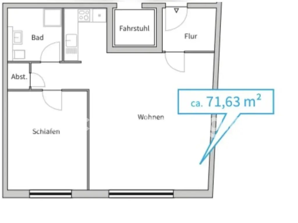 Wohnung zur Miete Tauschwohnung 1.221 € 2 Zimmer 71 m²<br/>Wohnfläche 2.<br/>Geschoss Lokstedt Hamburg 22529