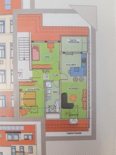 Wohnung zum Kauf 150.000 € 3 Zimmer 65 m²<br/>Wohnfläche 4.<br/>Geschoss Neulindenau Leipzig 04179