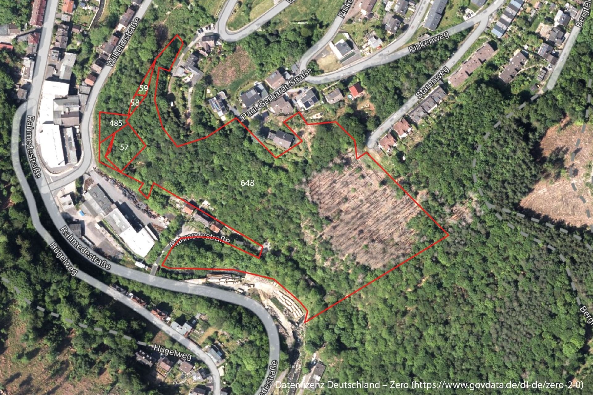 Land-/Forstwirtschaft zum Kauf 65.000 € 34.665 m²<br/>Grundstück Rahmedestraße 1 Altena Altena 58762