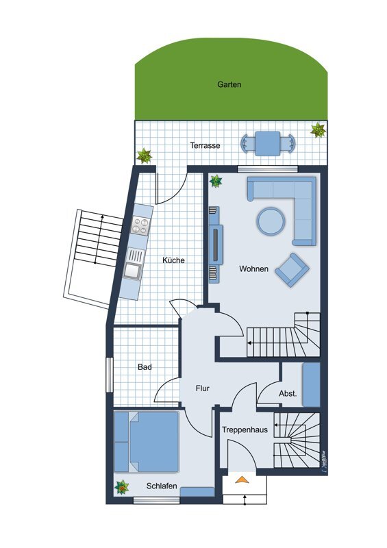 Maisonette zum Kauf 360.000 € 4 Zimmer 123 m²<br/>Wohnfläche EG<br/>Geschoss Hangeney Dortmund 44379