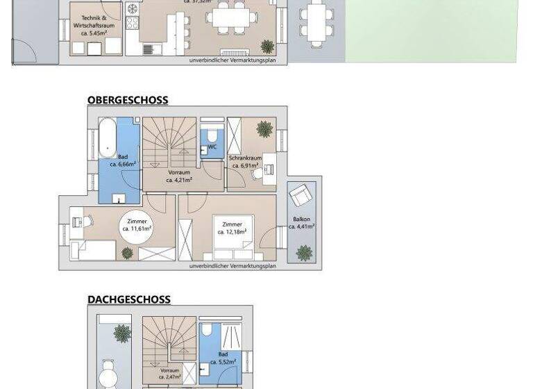 Reihenmittelhaus zum Kauf - Erstbezug 519.000 € 5 Zimmer 112,7 m² Nikolaus Heid-Straße 51 Stockerau 2000