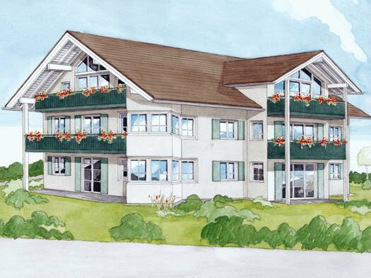 Wohnung zur Miete 1.250 € 4 Zimmer 97 m² Geschoss 1/2 frei ab 01.01.2026 Weiler Weiler-Simmerberg 88171